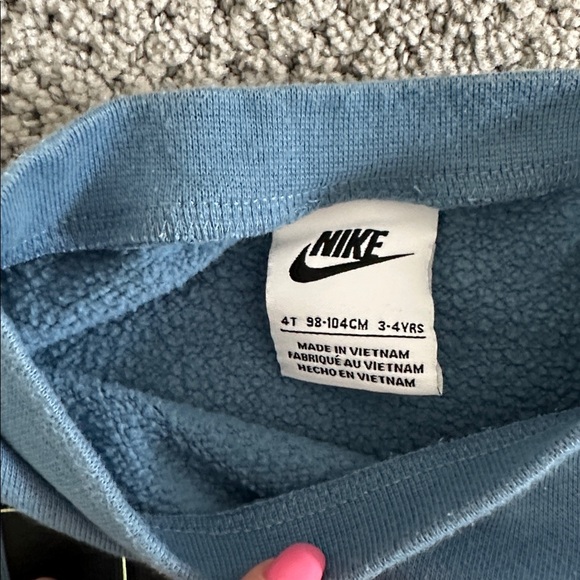Nike Kids Blue Sweatpants & Sweatshirt Set - Picture 3 of 9
